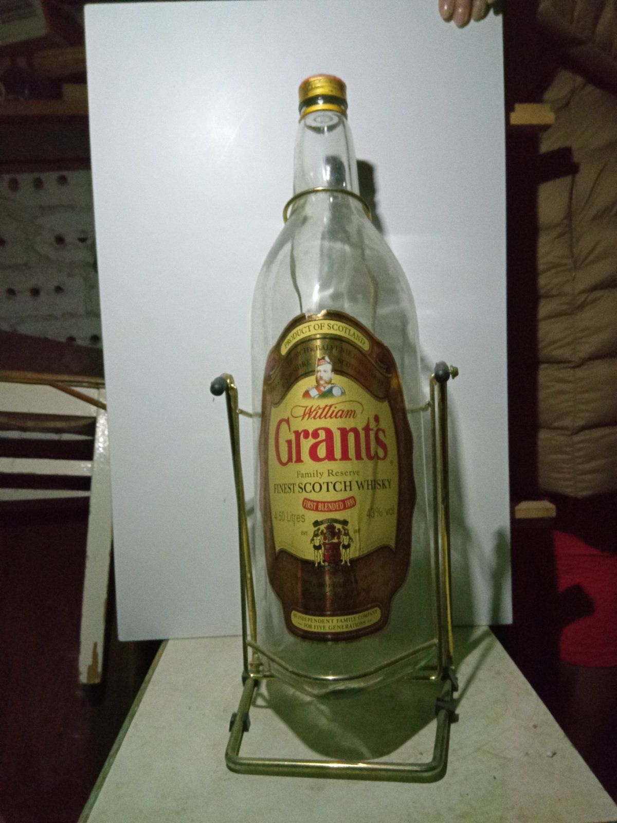 Бутылка-качели стеклянная на 4,5 литров