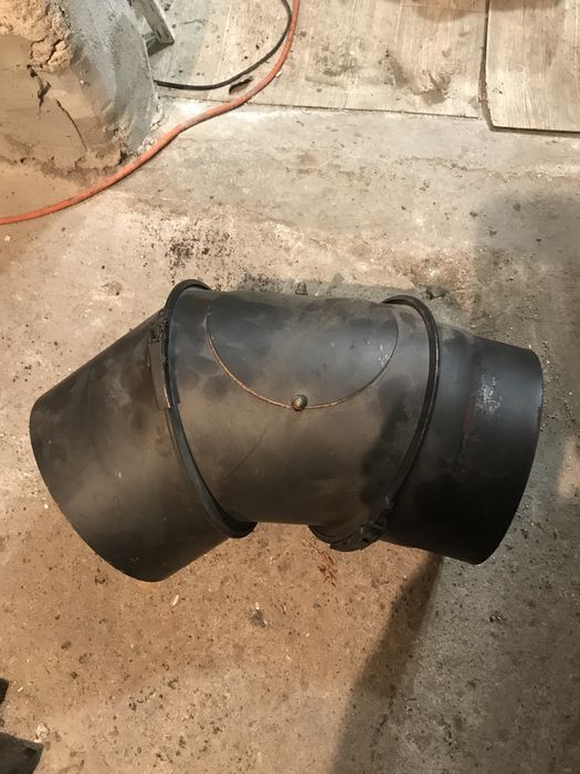 Kolanko nastawne fi 200 do kominka