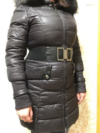 Зимняя женская куртка пуховик размер М-L