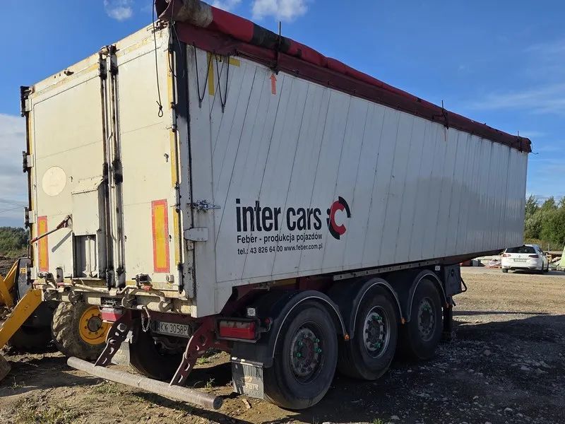 Feber Inter Cars  Wywrotka InterCars osie mercedes, siłownik hyva, klapo-drzwi stan bdb