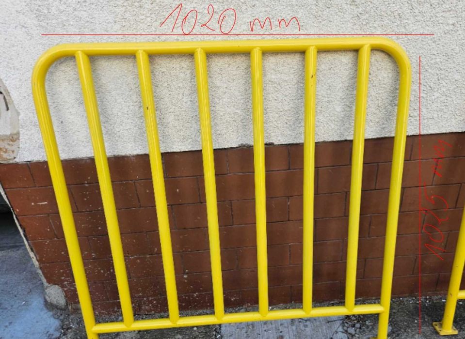 Barierki Żółte RAL 1012