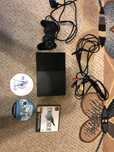 Playstation 2 + 1 pad i 3 gry + całe okablowanie