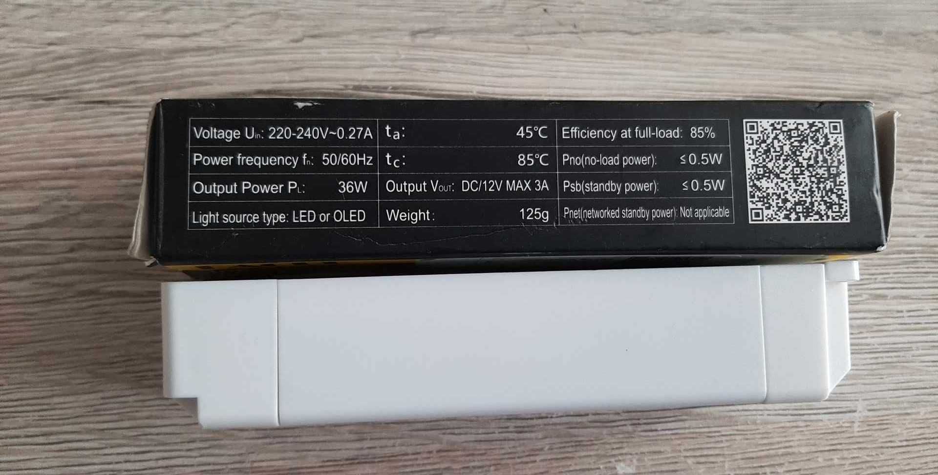 Led Driver Transformator DC 12 V 3 A 36