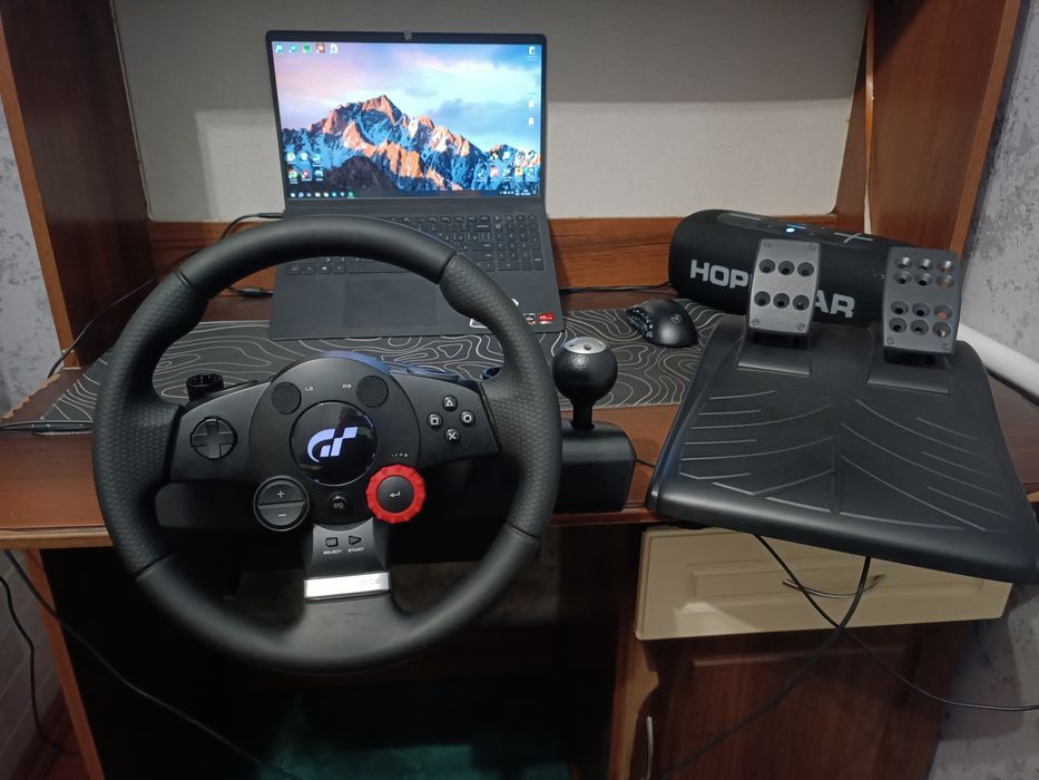 Кермо Logitech Driving Force GT 900
В комплекті: руль, педалі,