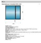 Okno balkonowe 240 x 256 cm NOWE