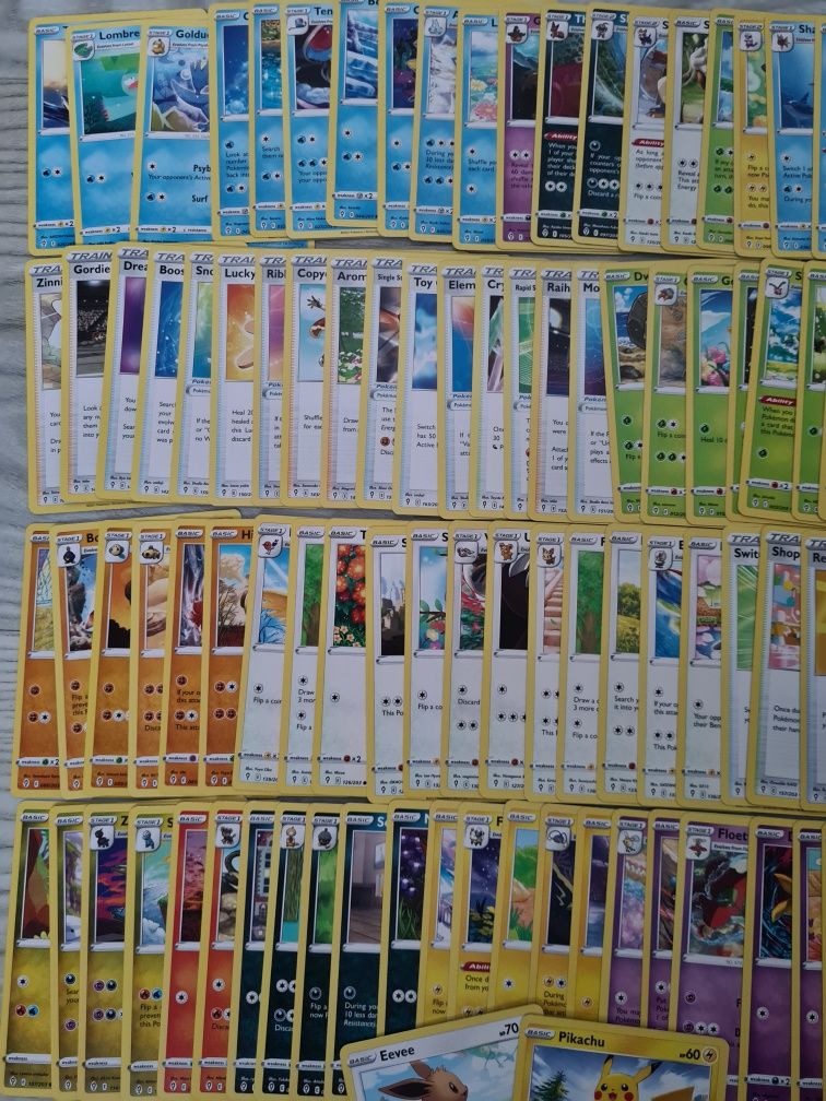 Evolving Skies 108 szt pojedyncze Pokemon TCG