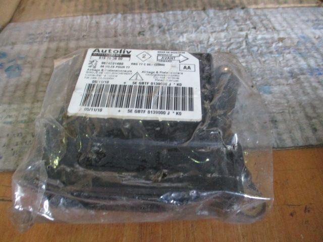 Modulo Airbag 9674291480 PEUGEOT 308 2010