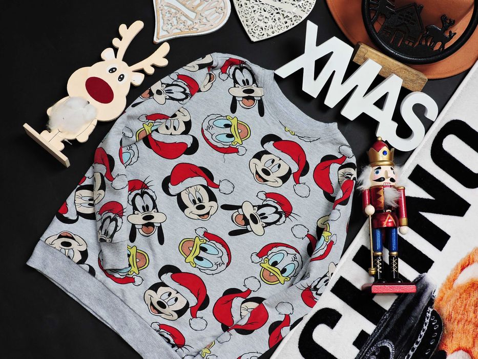 Disney - świąteczna bluza Mickey , Donald r 122/128