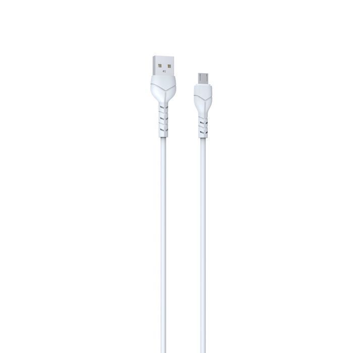 Devia Kabel Kintone Usb - Microusb 1,0 M 2,1A Biały Zestaw 30 Szt V2