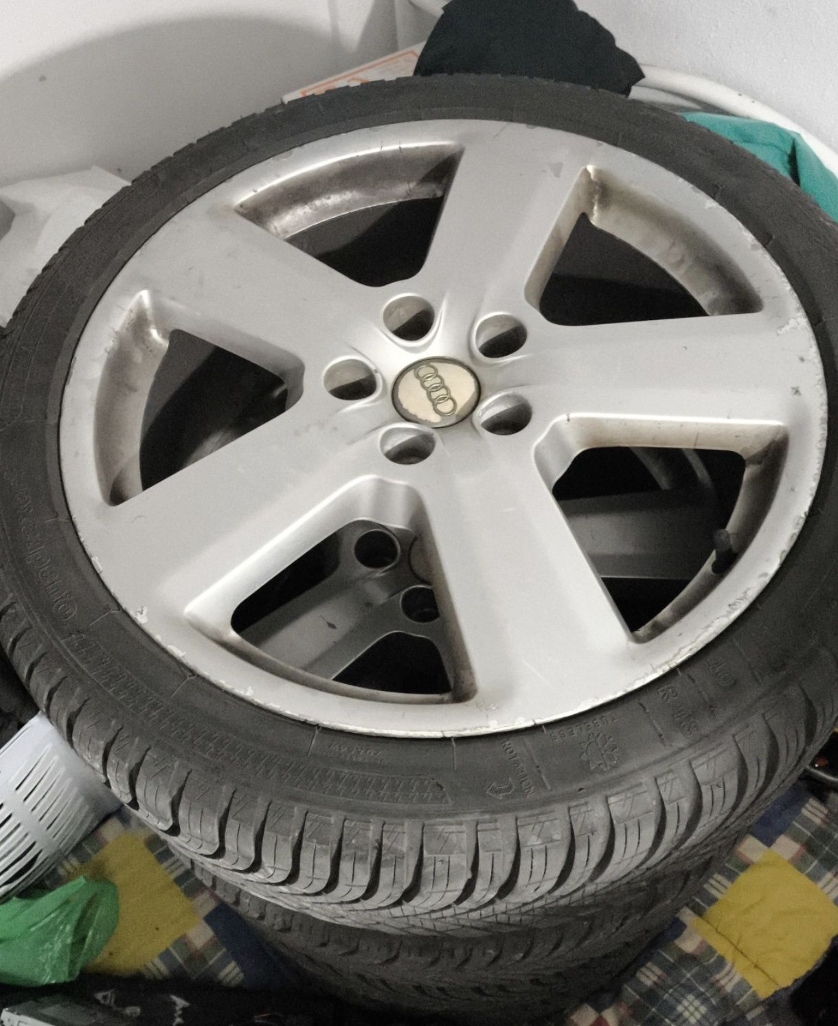 Jantes 18" Audi  5/112 com pneus 225/40/18