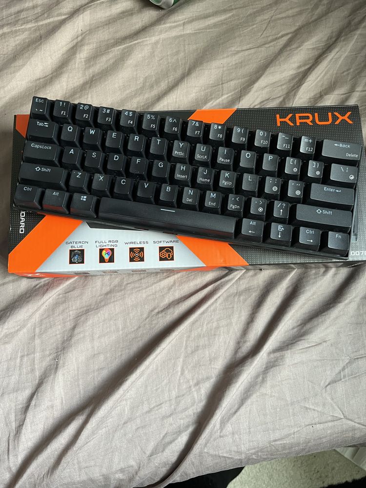 Krux neo pro rgb wireless gateron blue