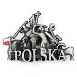 Magnes na lodówkę panorama Polska pomniki
