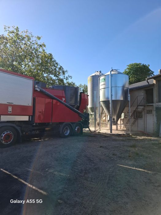 MOBILNA MIESZALNIA PASZ - usługi - Srutownik, Gniotownik, Żmijka