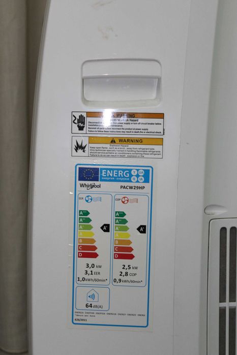 Ar Condicionado e Desumidificador 2 em 1 Portátil WHIRLPOOL