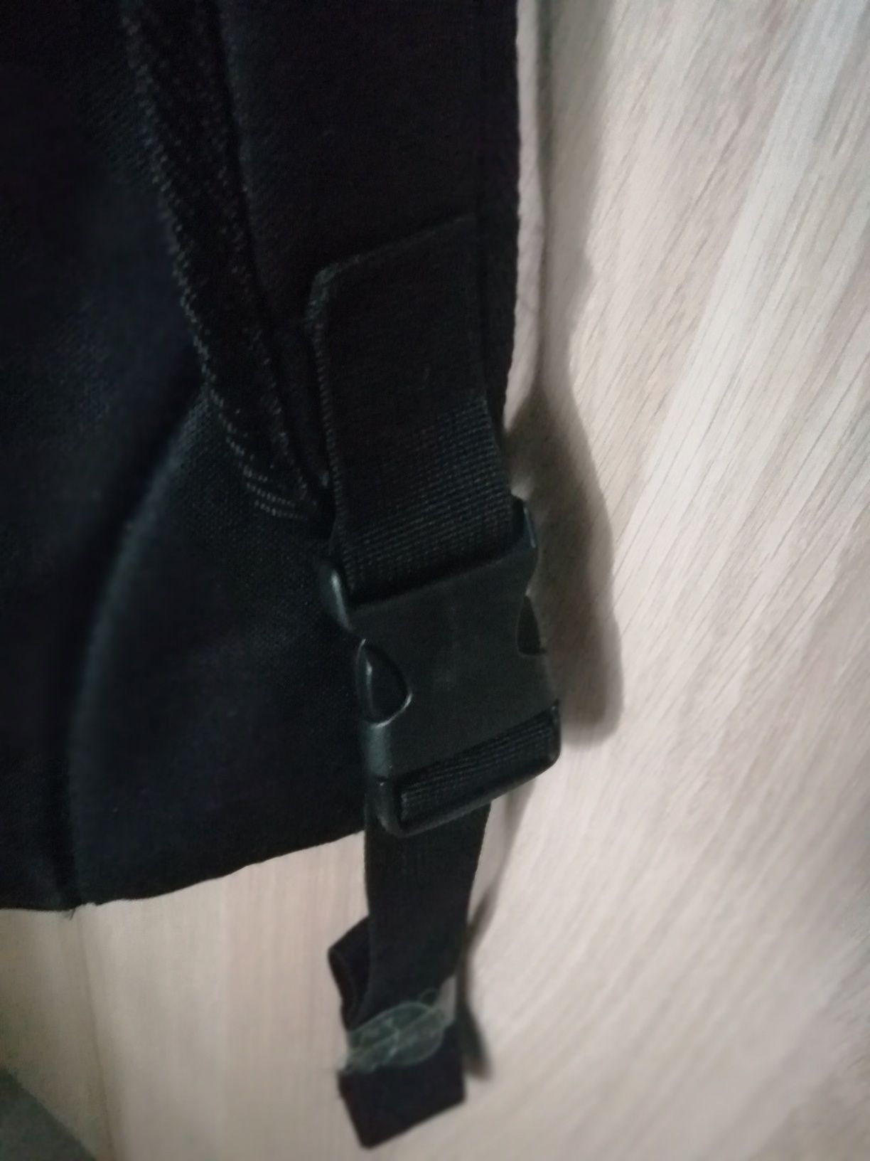 ECCO czarny plecak na jedno ramię