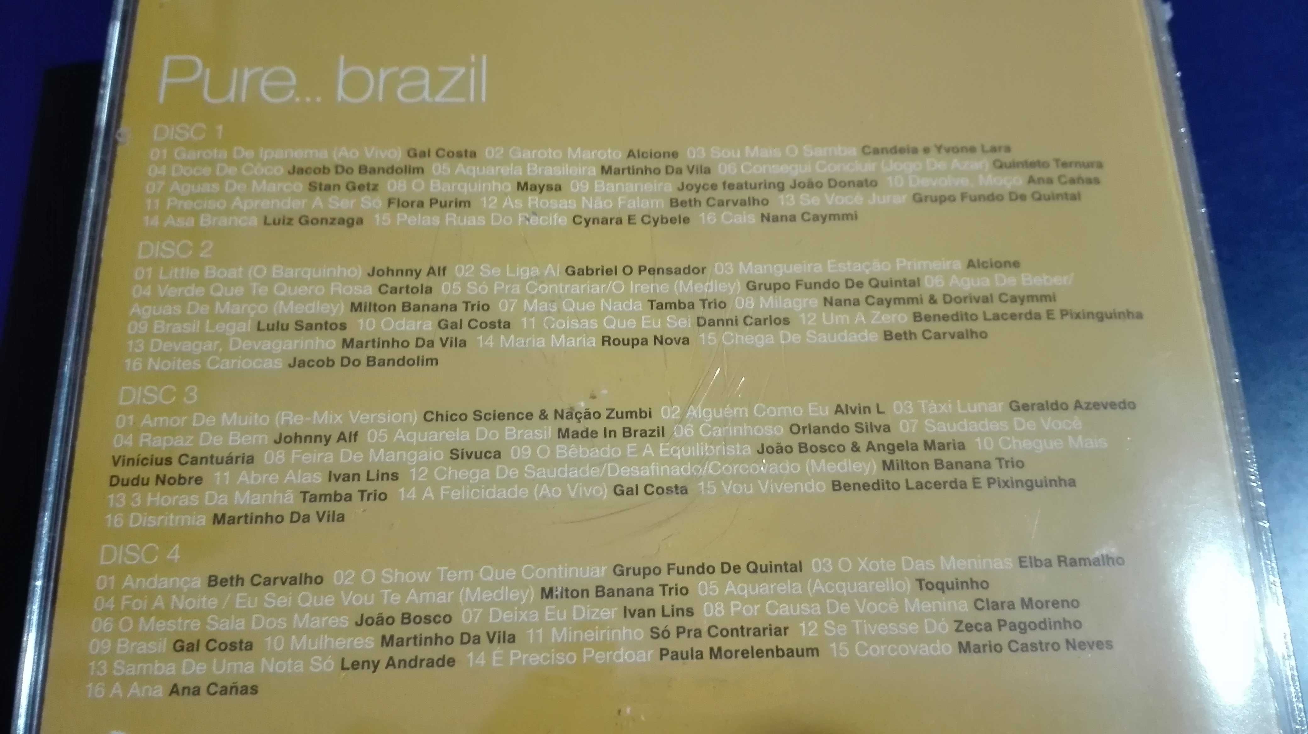 CDs Ultimate Brazil e Pure Brazil