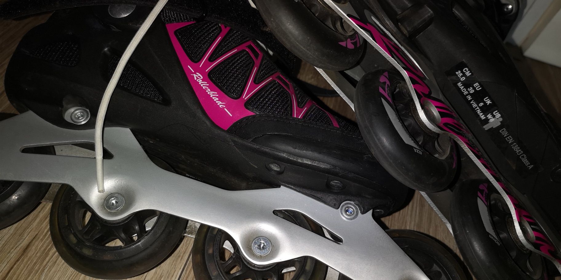 Rolki damskie Rollerblade Sirio 80 W Czarny Różowy