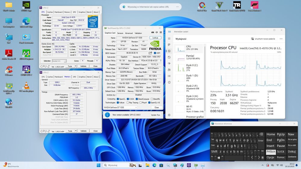 Gaming-PC i5 4570//8Gb DDR3//NVIDIA 2GB DDR5//800gb HDD//wifi