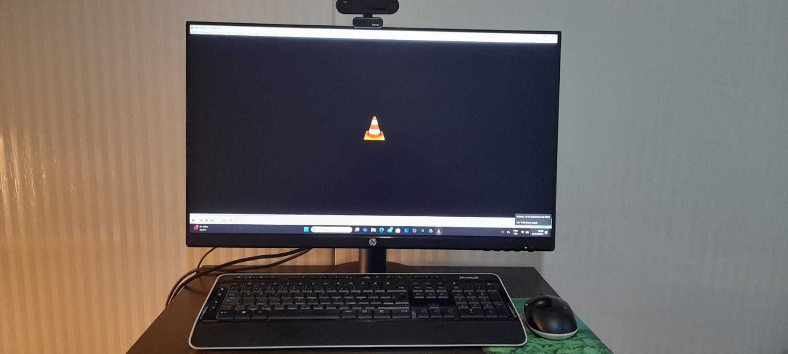 Computador HP + Impressora Laser – Qualidade e Versatilidade!