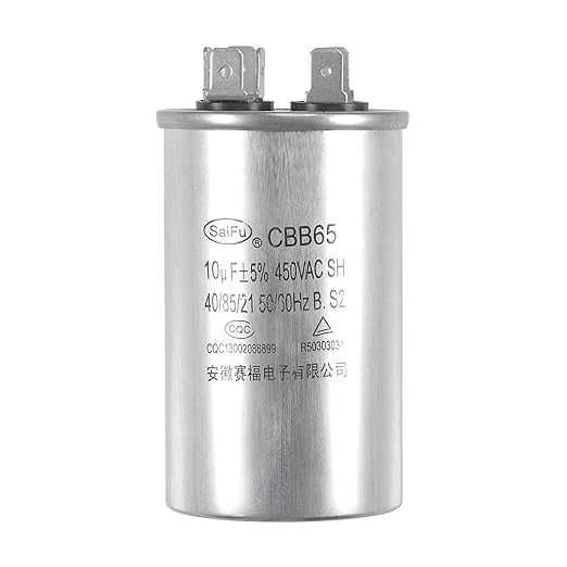 Kondensator okrągły CBB65 10uF 10mfd 450V AC 40/85/21