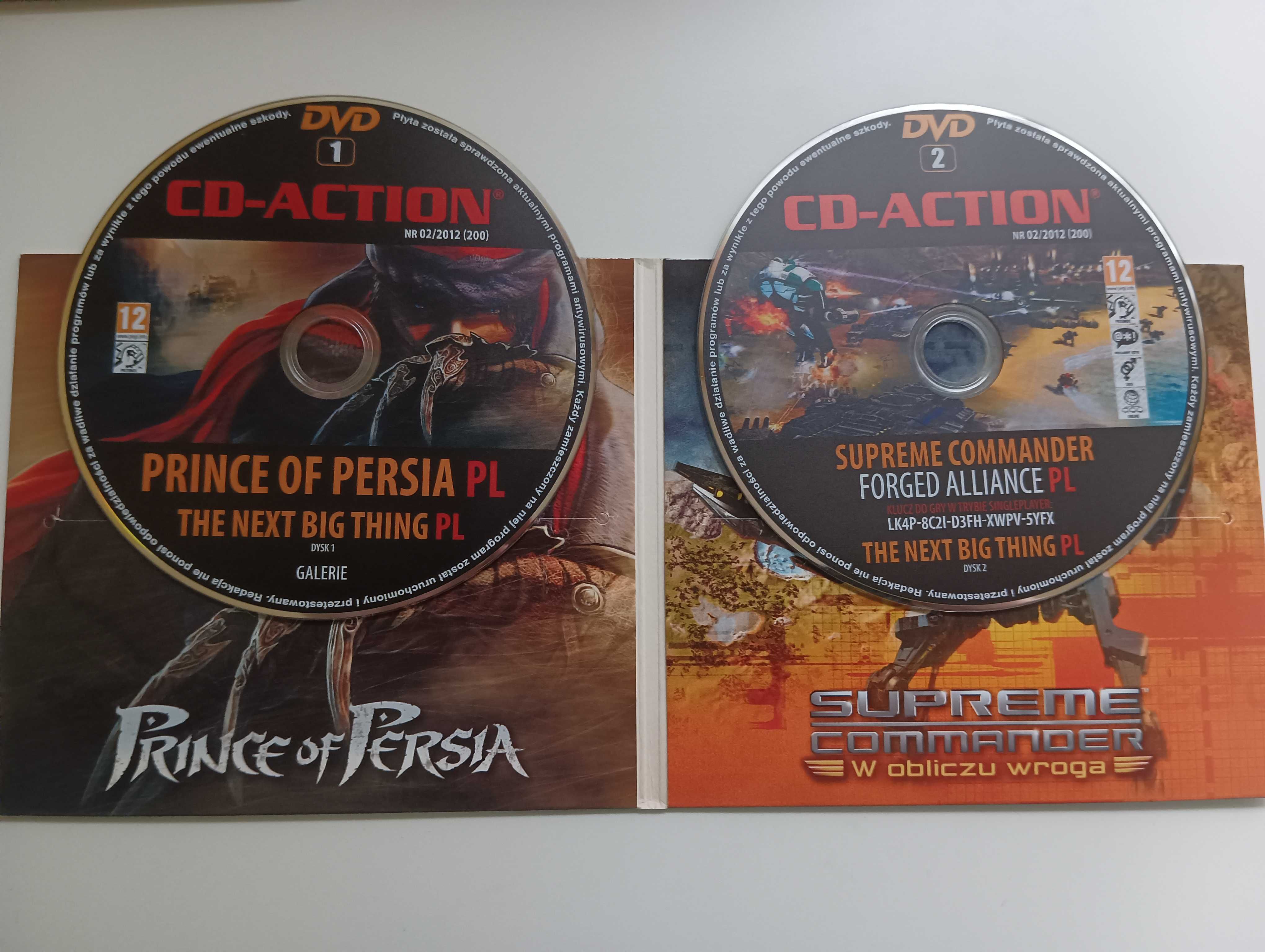 CD Action Prince of Persia + Supreme Commander: Forged Alliance