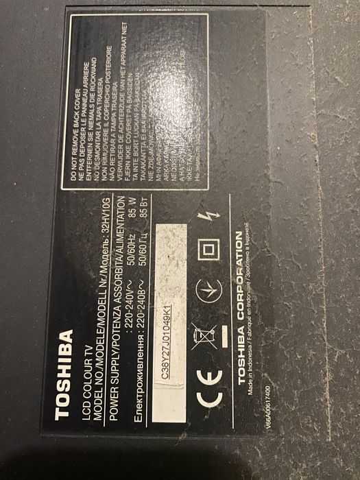 Телевізор toshiba 32