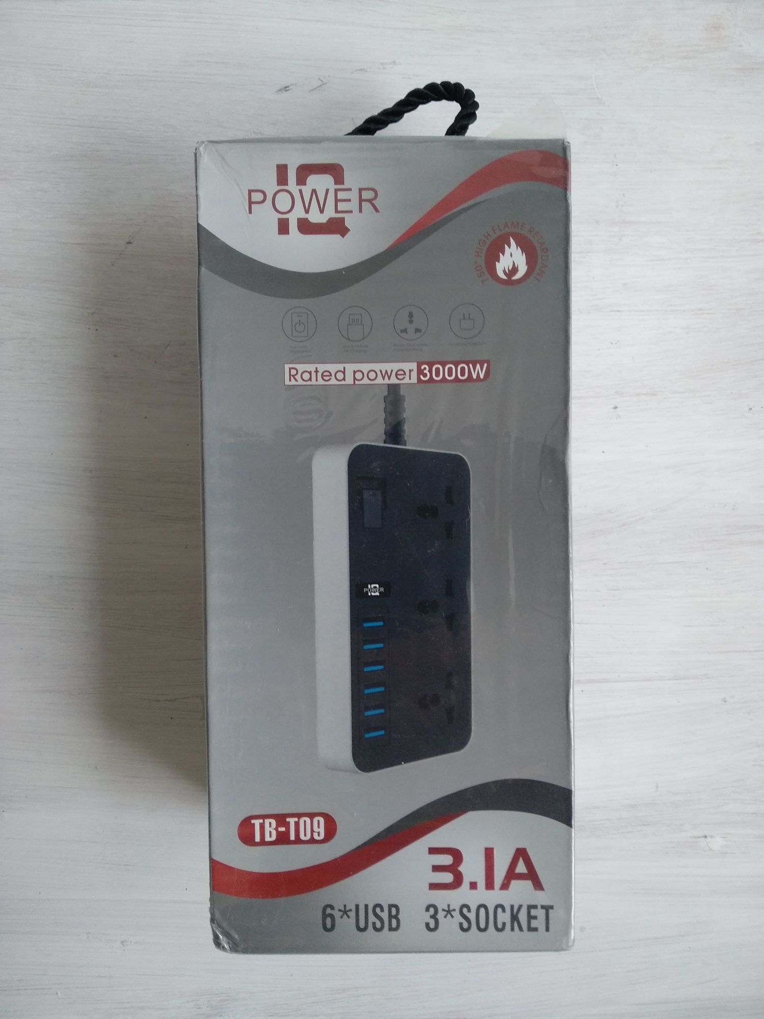 Мережевий подовжувач з зарядкою USB type-C