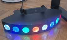 Efekt Świetlny Beam 8 Eyes RGBW DJ-ów dmx nie listwa Ruchoma glowa