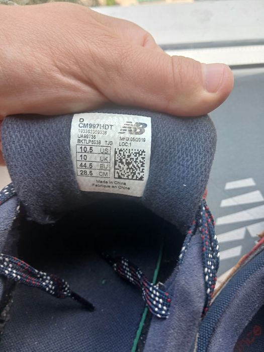 Чоловічі кросівки new balance 997, оригінал, шкіра, 44.5 р