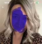 Nowa blond peruka ombre