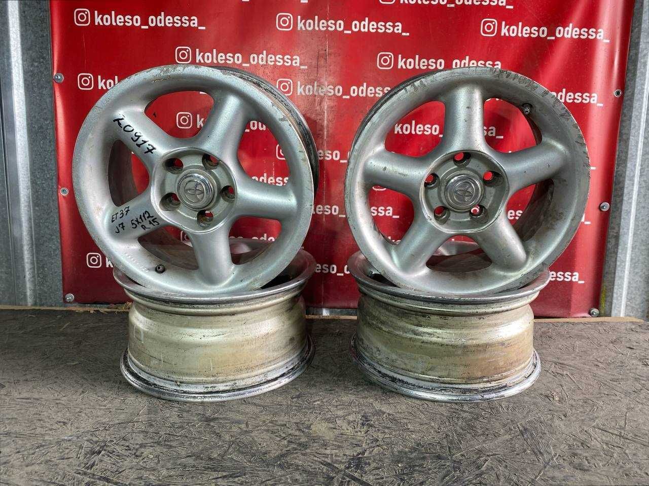 Диски r15 5x112 7JJ ET37 колеса шини