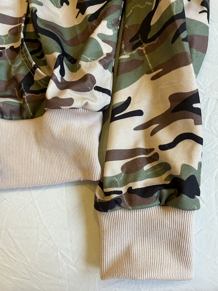 bluza z kapturem z futerkiem