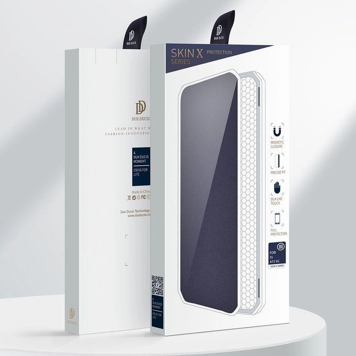 Dux Ducis etui pokrowiec z klapką Samsung Galaxy A72 4G niebieski