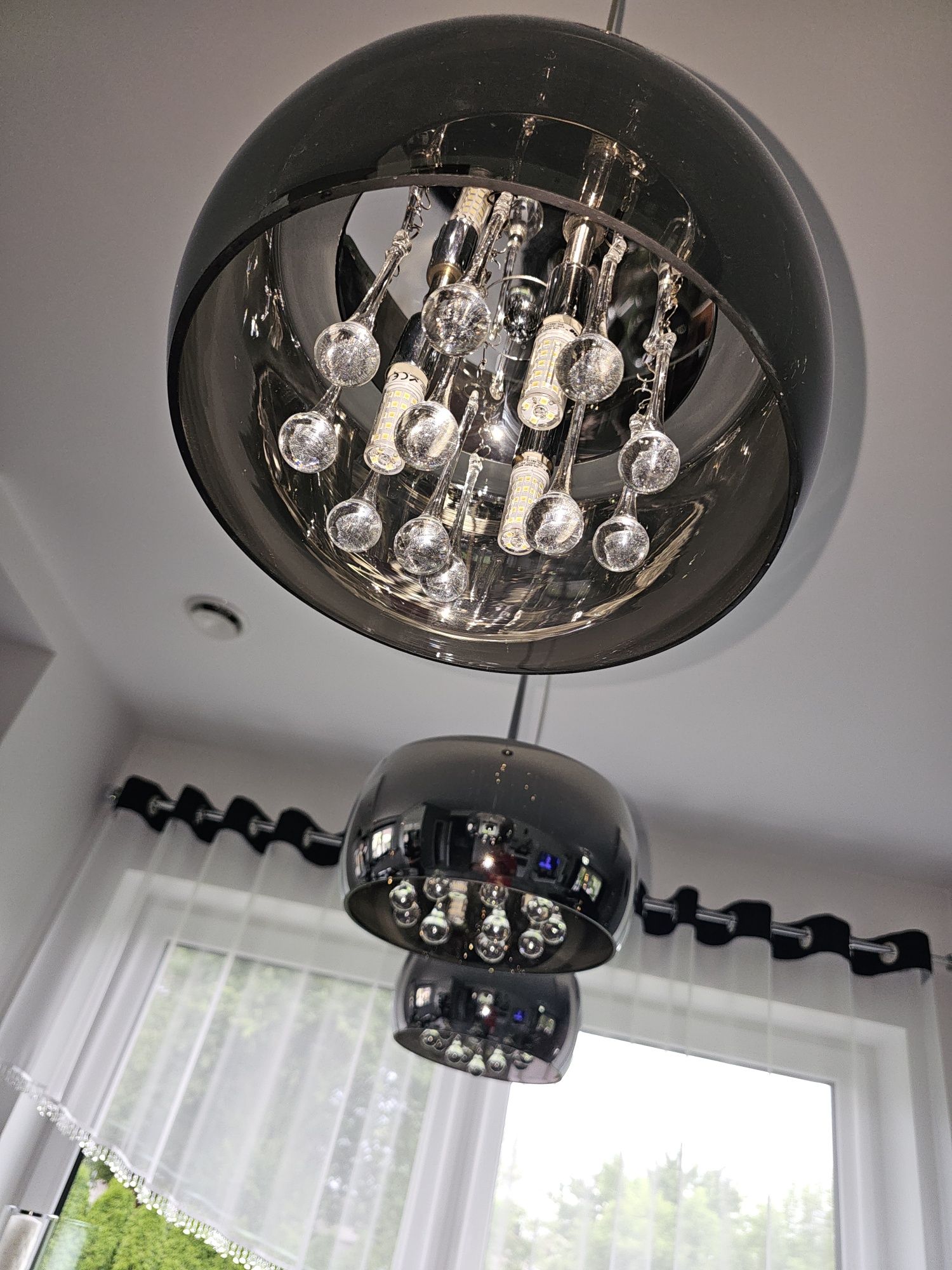 Lampy  Glamour z serii Zuma Line Crystal komplet