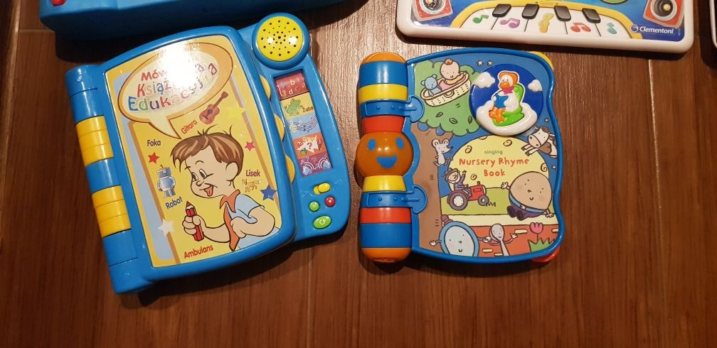 Zestaw zabawek fisher price vtech książeczka interaktywna  j. Ang