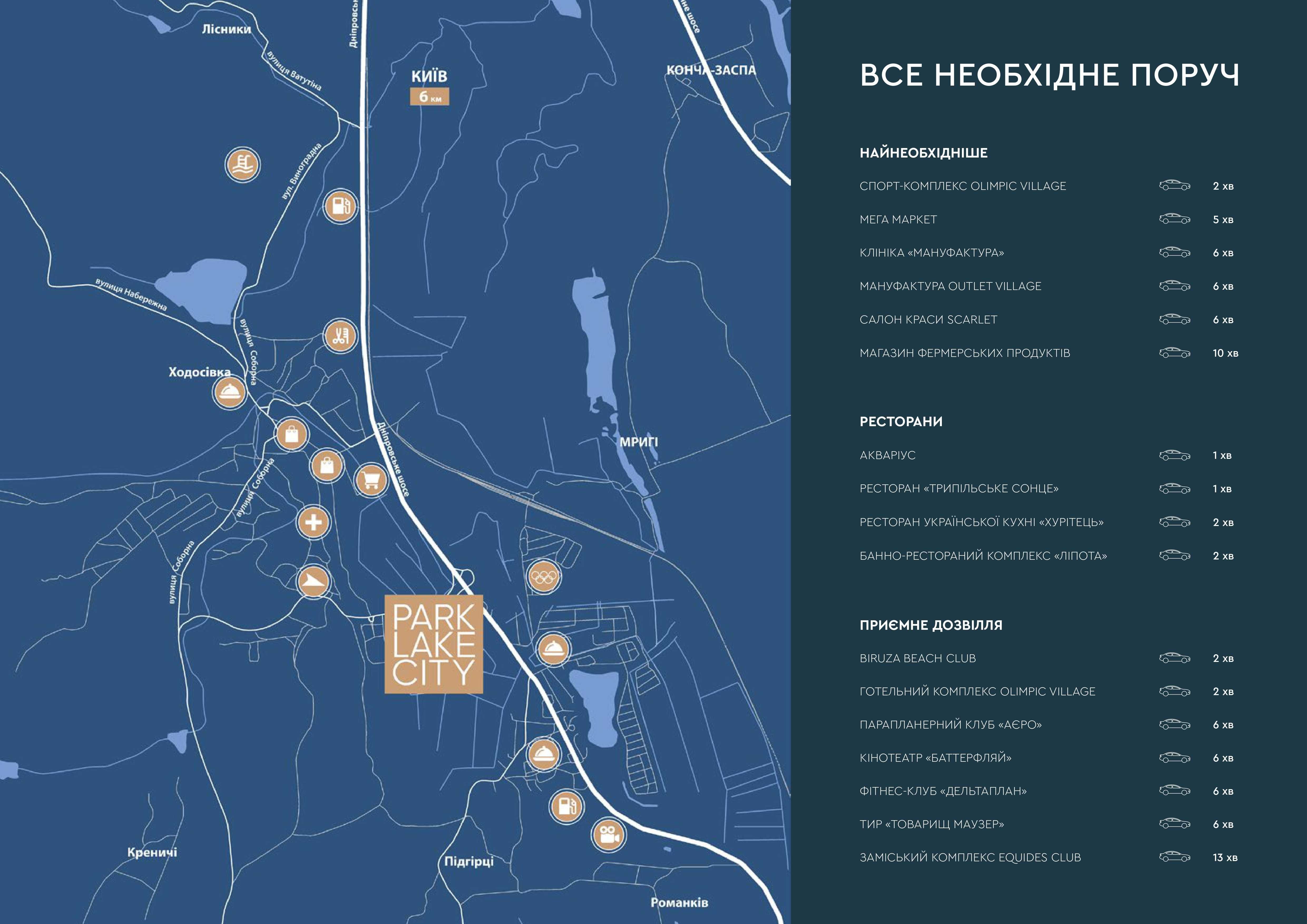 1-кімнатна квартира в заміському ЖК Park Lake City