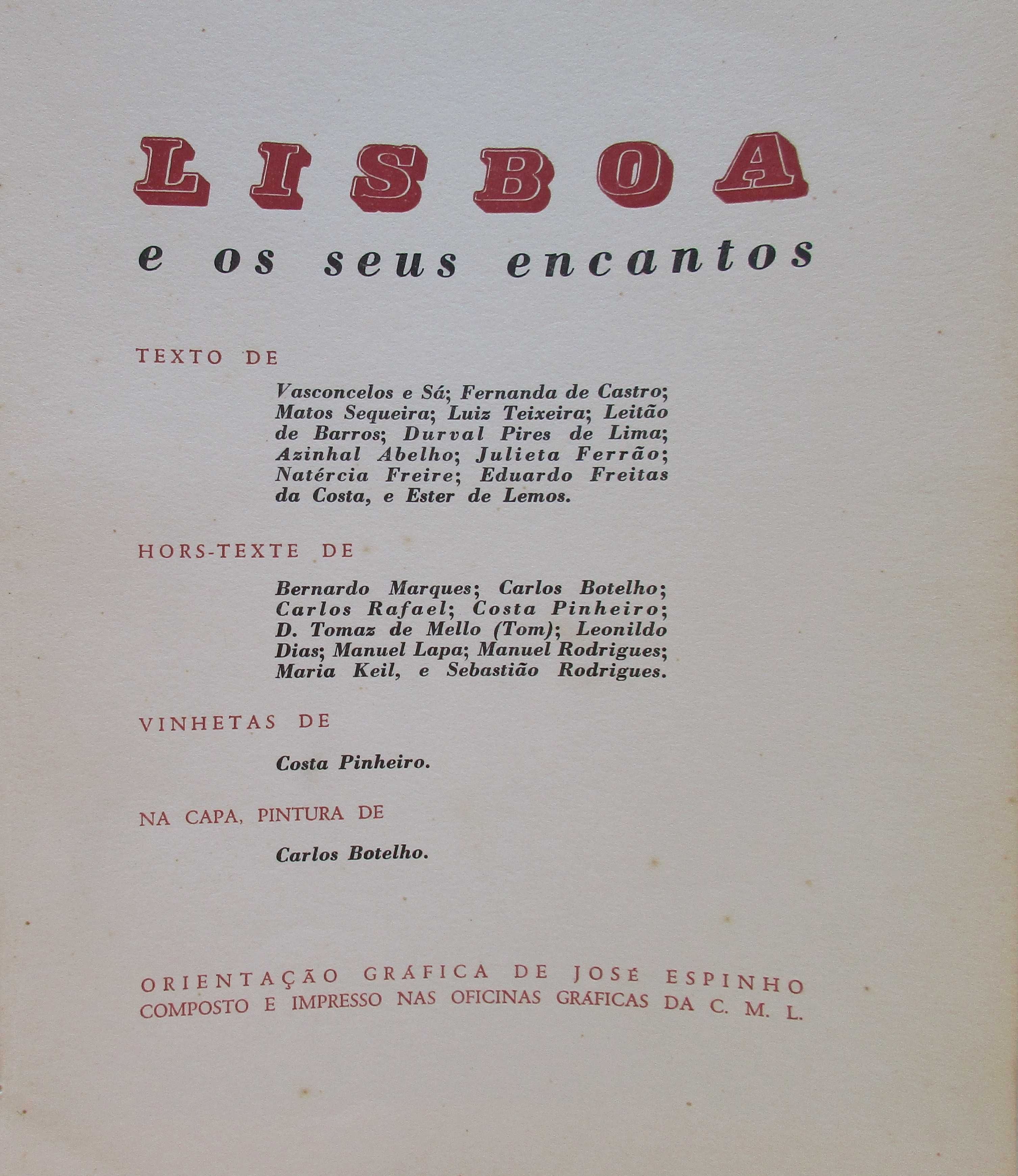 Lisboa e os seus Encantos - - - - - Livro