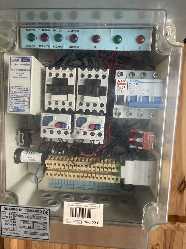 Quadro para 2 bombas trifasico NOVO