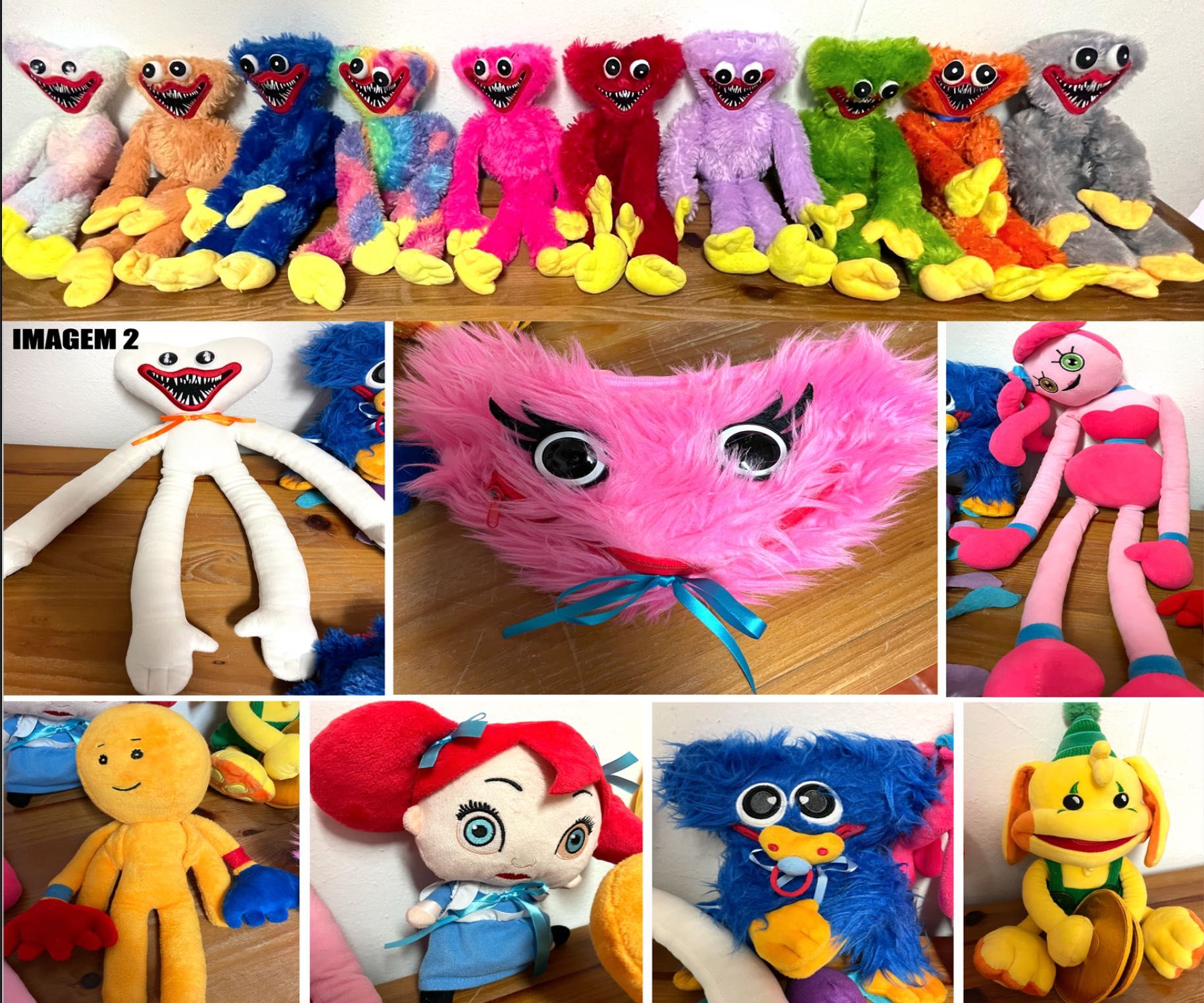 Poppy Playtime - Várias Figuras e Packs