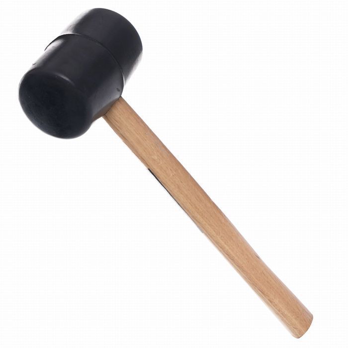 Młotek gumowy z drewnianą rączką KD900
