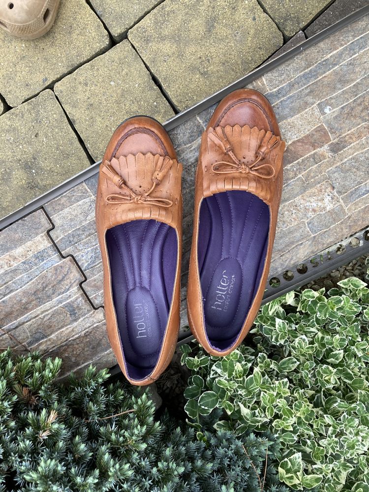 Hotter удобные фирменные кожаные туфли от известного Английского бренд