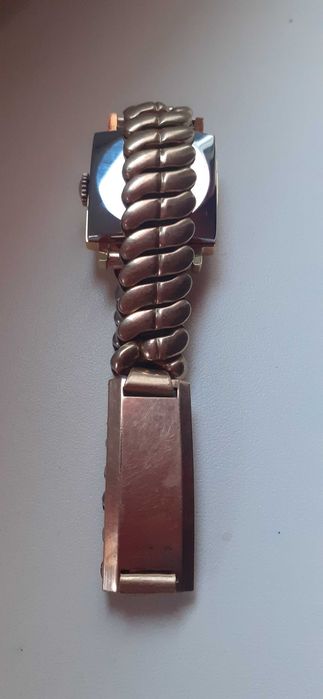 Zegarek bransoletką LONGINES 17 JEWELS 8LN Złoty-pozłacany antyk.