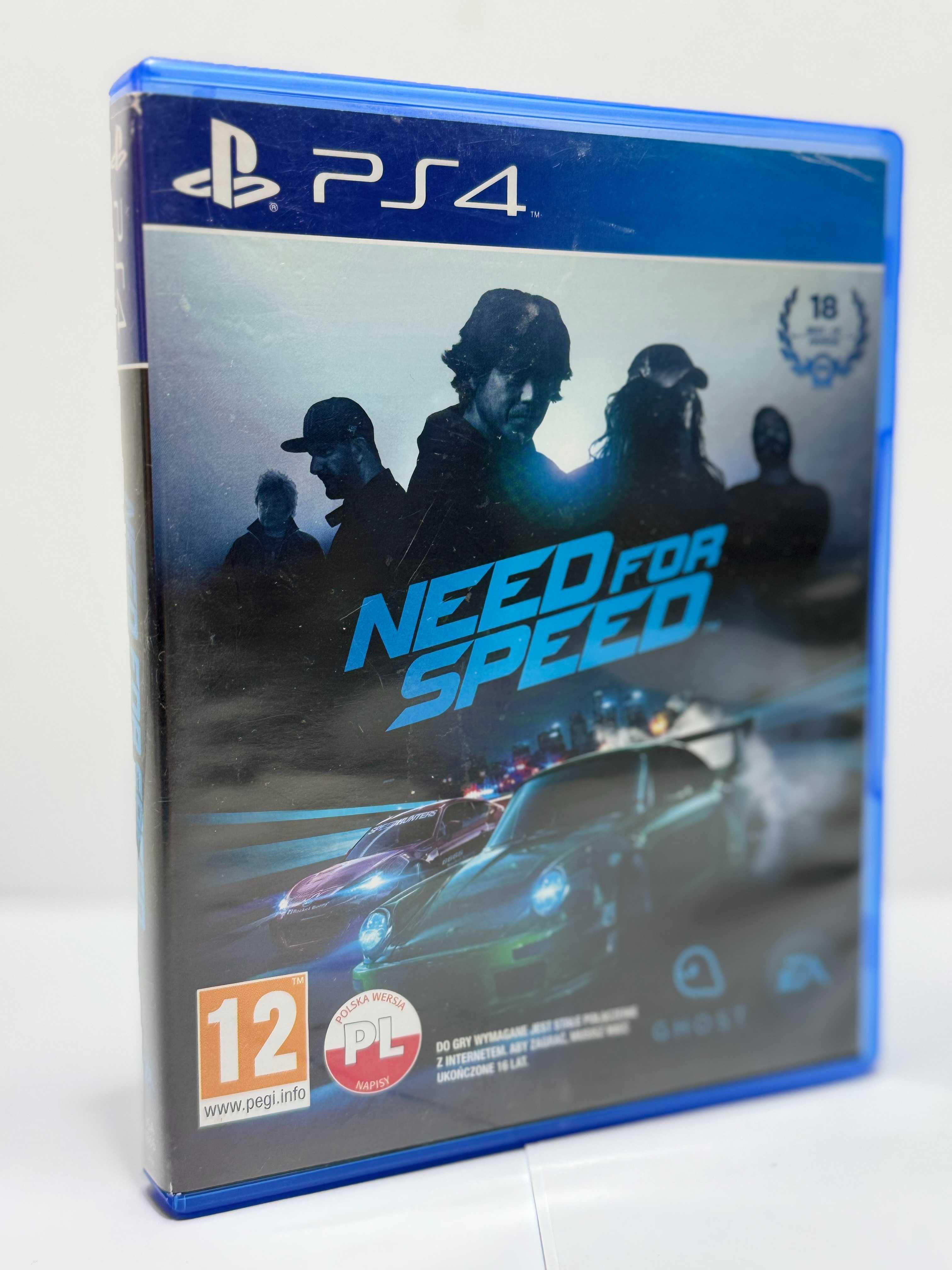 Gra Need for Speed na PS4 Playstation 4, POLSKA WERSJA, bdb stan!
