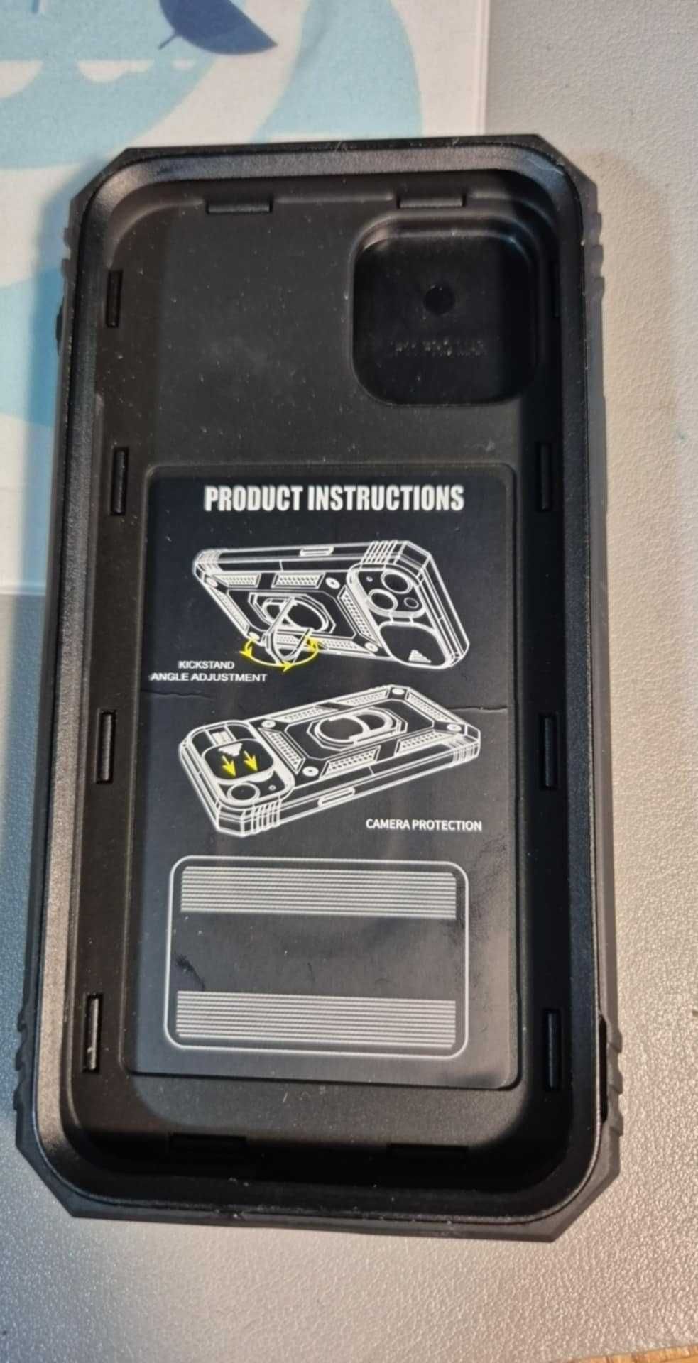 Etui do iPhone 13Etui Pancerne do Apple iPhone 13 Mini z osłoną aparat