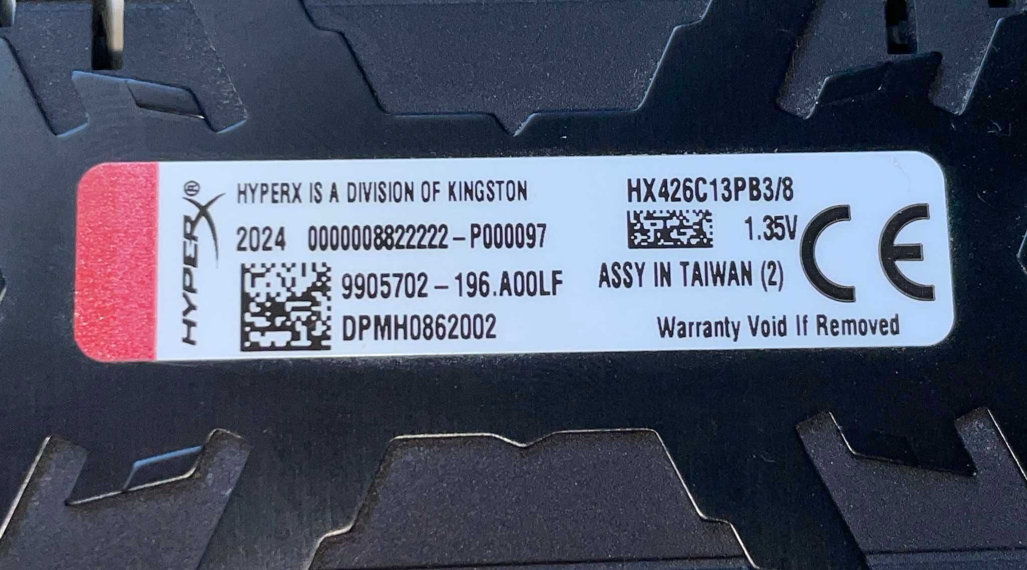 Pamięć RAM HyperX Predator 8GB DDR4 2666MHz CL13 (HX426C13PB3/8)