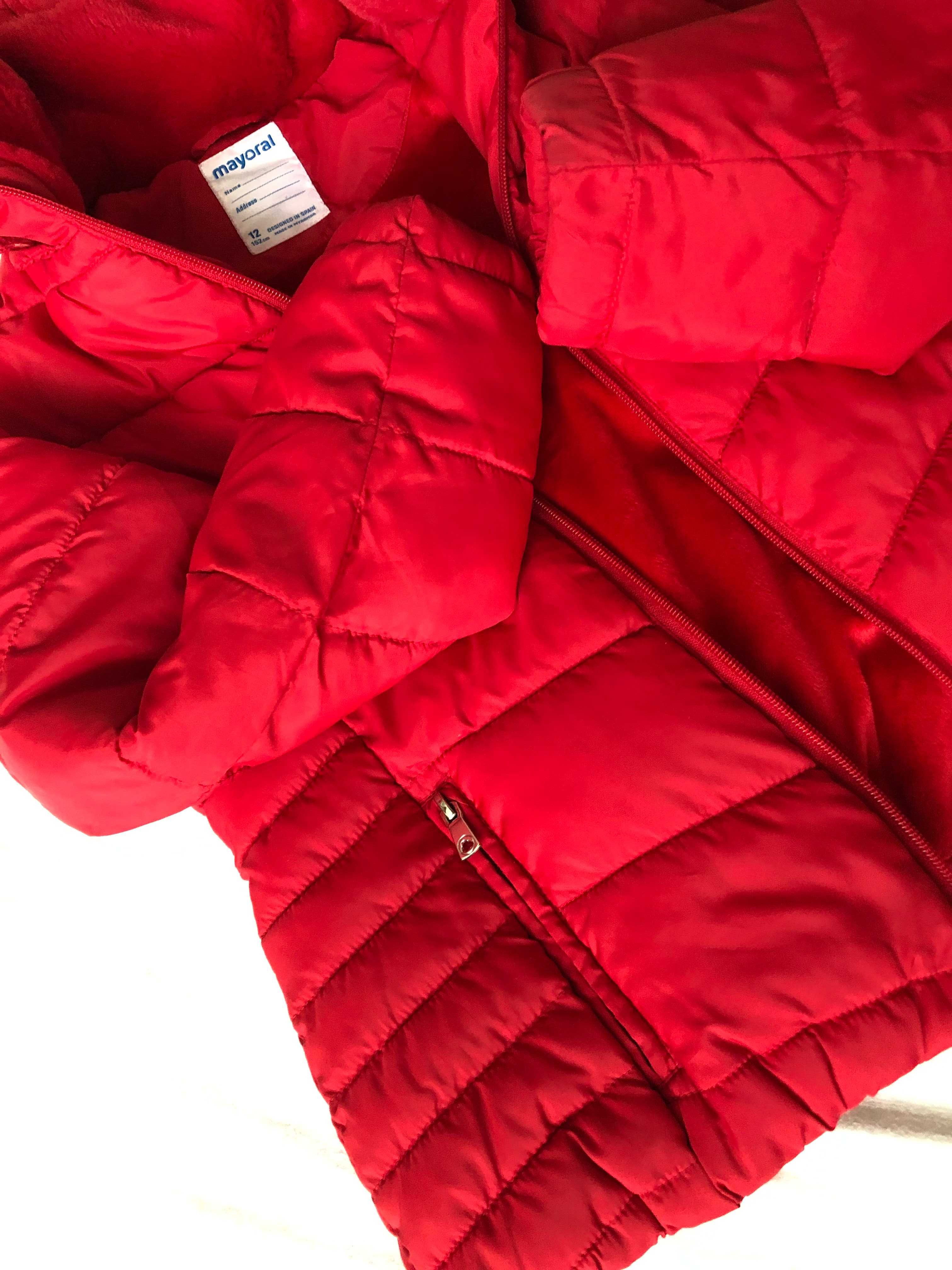 Куртка Mayoral курточка красная  плащ  демисезон  девоч 152см 9-11 лет