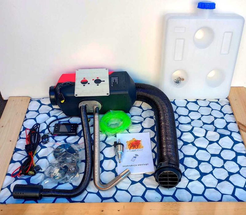 Ogrzewanie przenośne 12kW Sterowanie przez BT webasto 12/24v postojowe