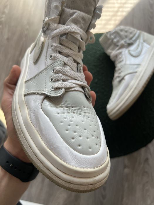 Buty Opium Avantgarde Nike Air Jordan White Lateks 1 OG Casual