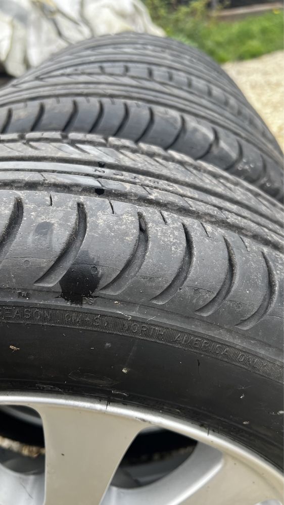 Felgi Mercedes 15 Opony Nokian 185/65 R15 Dobry Stan z Odpryskami