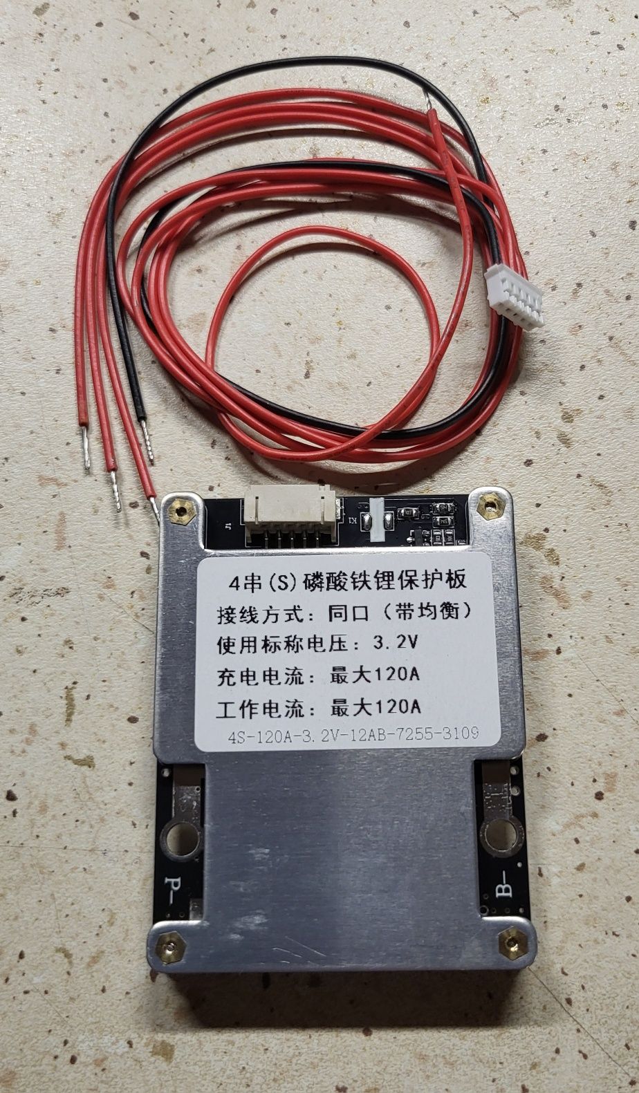 Bms 4s 120A lfp lifepo4 12,8v max 350A